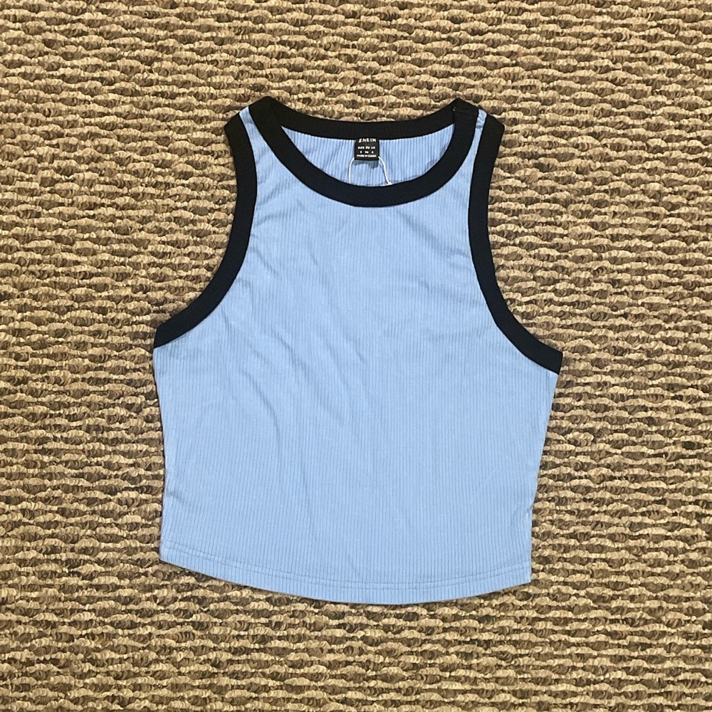 shein halter crop top